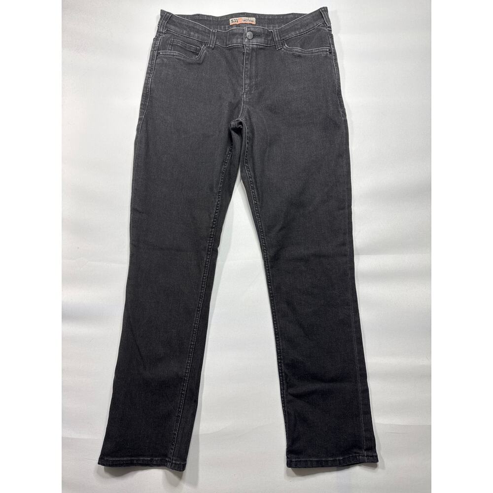 5.11 Tactical Women's Straight Leg Black Denim Jeans -‎ Size 10 (31x28.5)